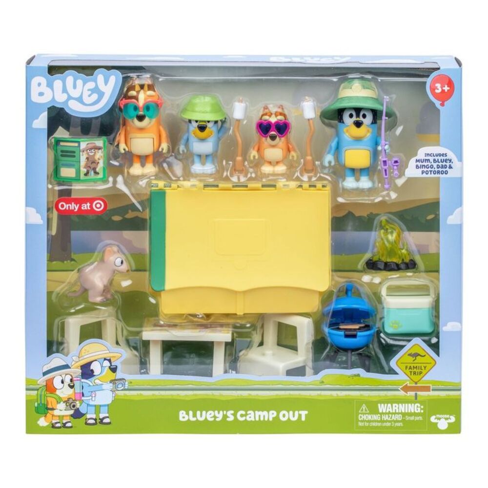 18pc Camp Out Outdoor Adventure Playset - Includes Figures & Accessories